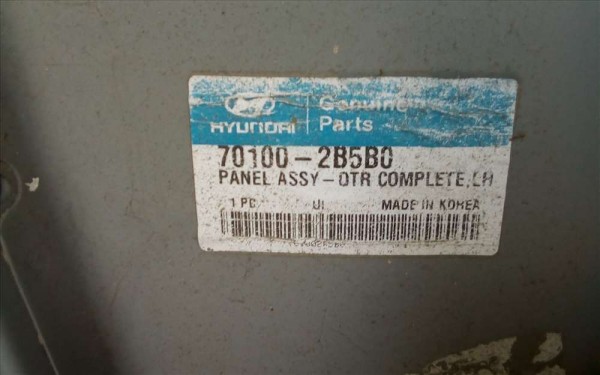 HYUNDAİ SANTA FE ARKA SOL ÇAMURLUK KOMPLE YP 70100-2B5B0 (M-F-130)