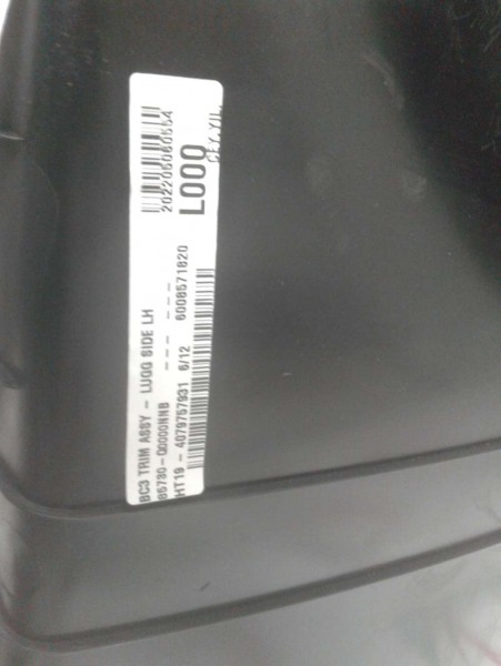 Hyundai İ20 Bagaj Sol Yan İç Bakaliti Trim Orj. SP YP 85731-Q0000 / 85730-Q0000 (N-FG-140)