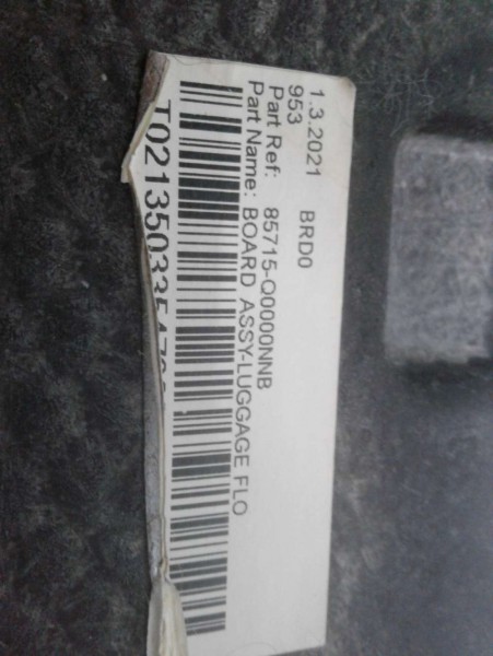 Hyundai İ20 Bagaj İç Döşemesi Halısı Orj 85715-Q0000 CP (O-F-120)