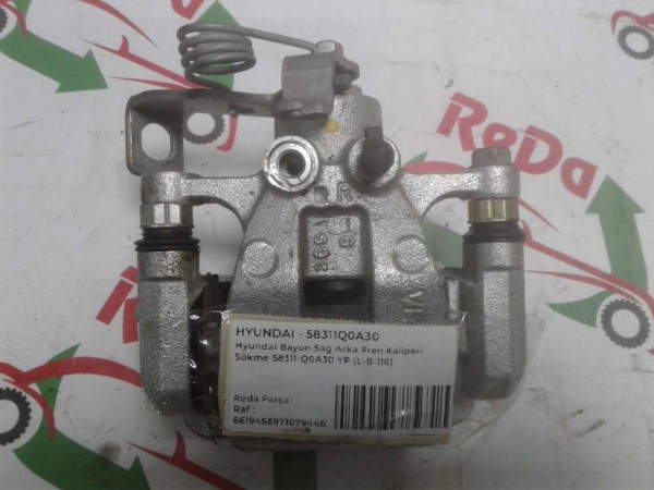 Hyundai Bayon Sağ Arka Fren Kaliperi Sökme 58311-Q0A30 YP (L-B-110)