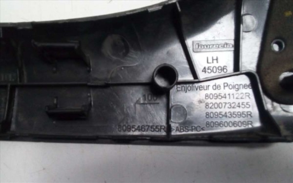 Dacia Duster Sandero Sol Ön Kapı İç Açma Kolu FÜME 809545263R 809540380R  809543595R 809600609R CP (H-F-120)