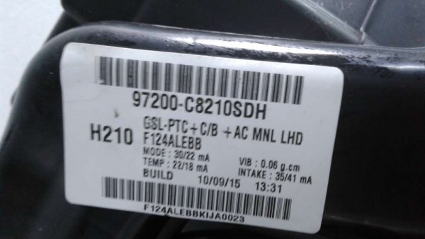 HYUNDAİ İ20 KALORİFER KUTUSU  ORİJİNAL 97200-C8210SDH  (K-F-130)