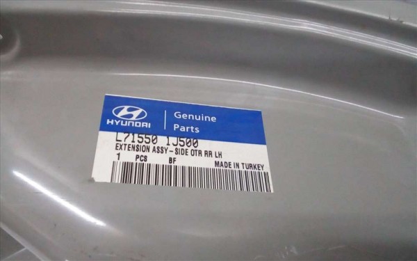 Hyundai i20 Sol Stop Köşe Sacı Orijinal 71550-1J500 YP(I-C-110)