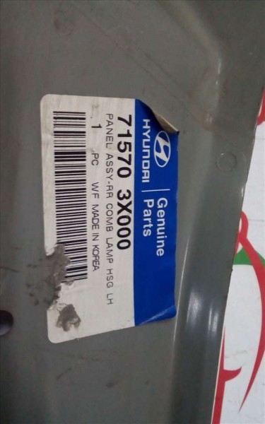 Hyundai Elantra Sol Arka Çamurluk Stop Yuva Sacı Orijinal 715703-X000 YP(I-C-110)