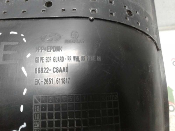 Hyundai İ20 Sağ Arka Çamurluk Davlumbazı 86822-C8AA0 CP(T-Q-110)