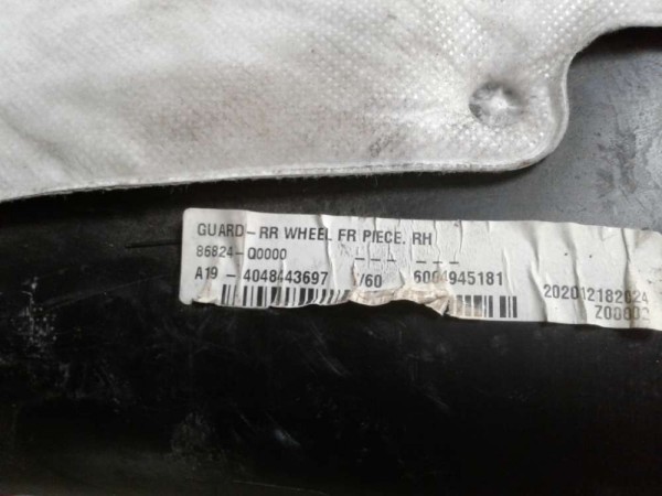 Hyundai İ20 Sağ Arka Çamurluk Davlumbazı 86824-Q0000 / 86822-C0000 CP(T-Q-110)