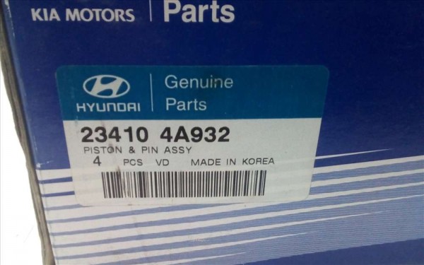 HYUNDAİ H1 STAREX H100 Kİ SORENTO PİSTO VE PİM TAKIMI STANDART YP 23410-4A932 (L-G-120)